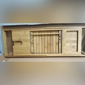 Bamboo Bath Tray Bath. Bath Tub Board Book Tablet Support